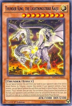 Thunder King the Lightningstrike Kaiju (17046) (MP17) - YuGiOh Single