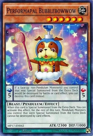 Performapal Bubblebowwow (17062) (MP17) - YuGiOh Single