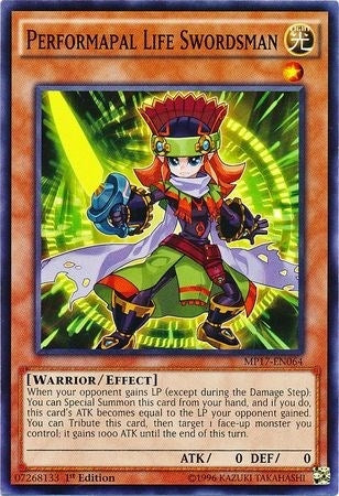 Performapal Life Swordsman (17064) (MP17) - YuGiOh Single