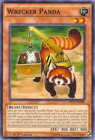 Wrecker Panda (17090) (MP17) - YuGiOh Single
