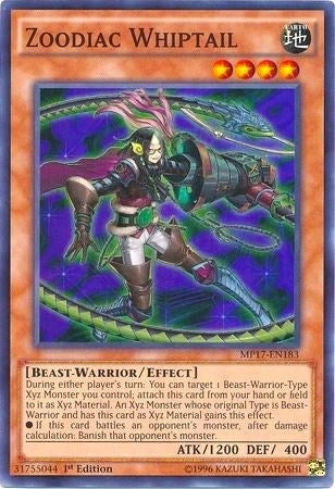 Zoodiac Whiptail (17183) (MP17) - YuGiOh Single
