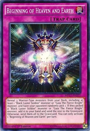 Beginning of Heaven and Earth (17225) (MP17) - YuGiOh Single