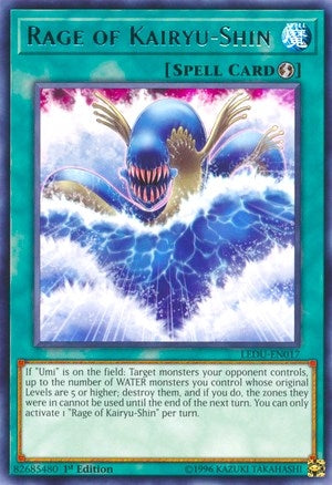 Rage of Kairyu-Shin (17) (LEDU) - YuGiOh Single