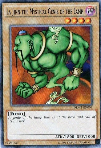 La Jinn the Mystical Genie of the Lamp (2003) (DEM2) - YuGiOh Single