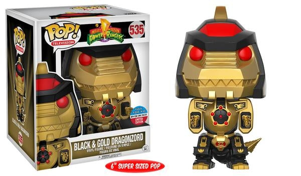 Mighty Morphin Power Rangers: Black & Gold Dragonzord Super Sized 6’’ (Limited Edition) (Toy Tokyo Exclusive) (535)