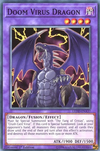 Doom Virus Dragon (37) (LEDD) - YuGiOh Single
