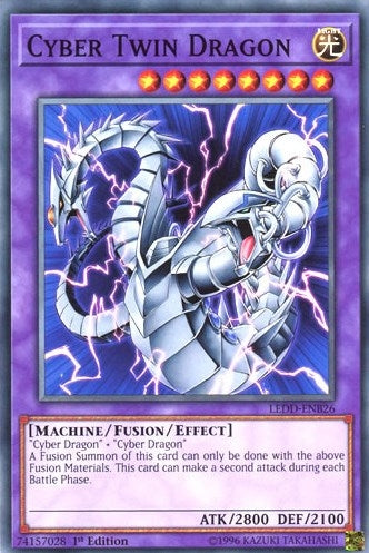 Cyber Twin Dragon (26) (LEDD) - YuGiOh Single