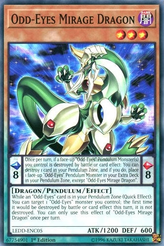 Odd-Eyes Mirage Dragon (5) (LEDD) - YuGiOh Single