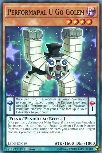 Performapal U Go Golem (10) (LEDD) - YuGiOh Single