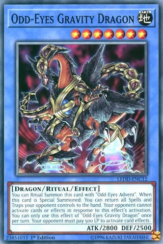 Odd-Eyes Gravity Dragon (12) (LEDD) - YuGiOh Single