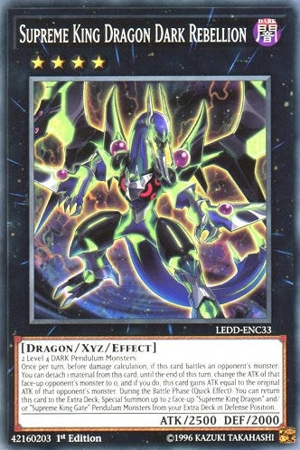 Supreme King Dragon Dark Rebellion (33) (LEDD) - YuGiOh Single