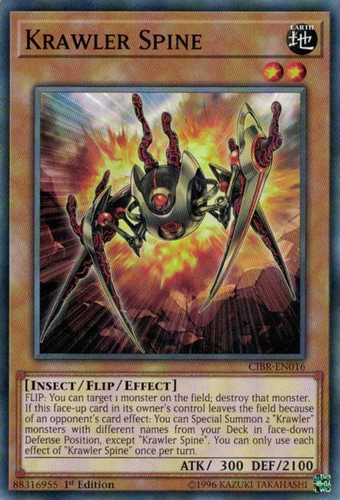 Krawler Spine (16) (CIBR) - YuGiOh Single