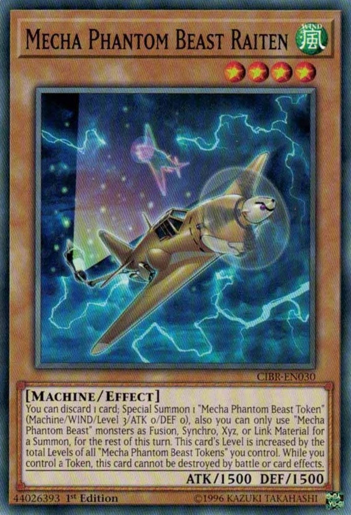 Mecha Phantom Beast Raiten (30) (CIBR) - YuGiOh Single