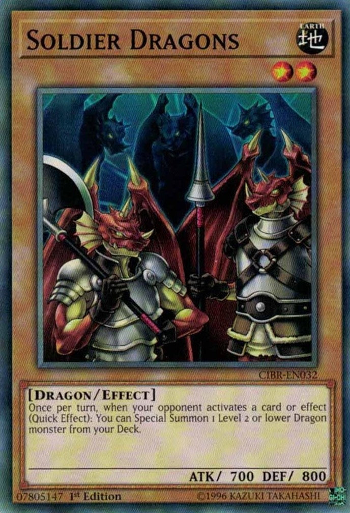 Soldier Dragons (32) (CIBR) - YuGiOh Single