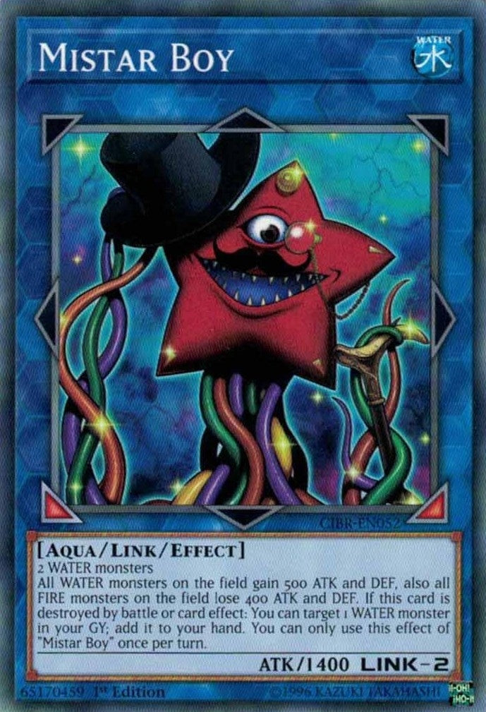 Mistar Boy (52) (CIBR) - YuGiOh Single