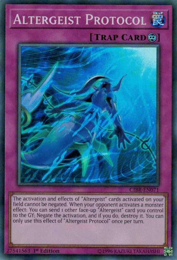 Altergeist Protocol (71) (CIBR) - YuGiOh Single