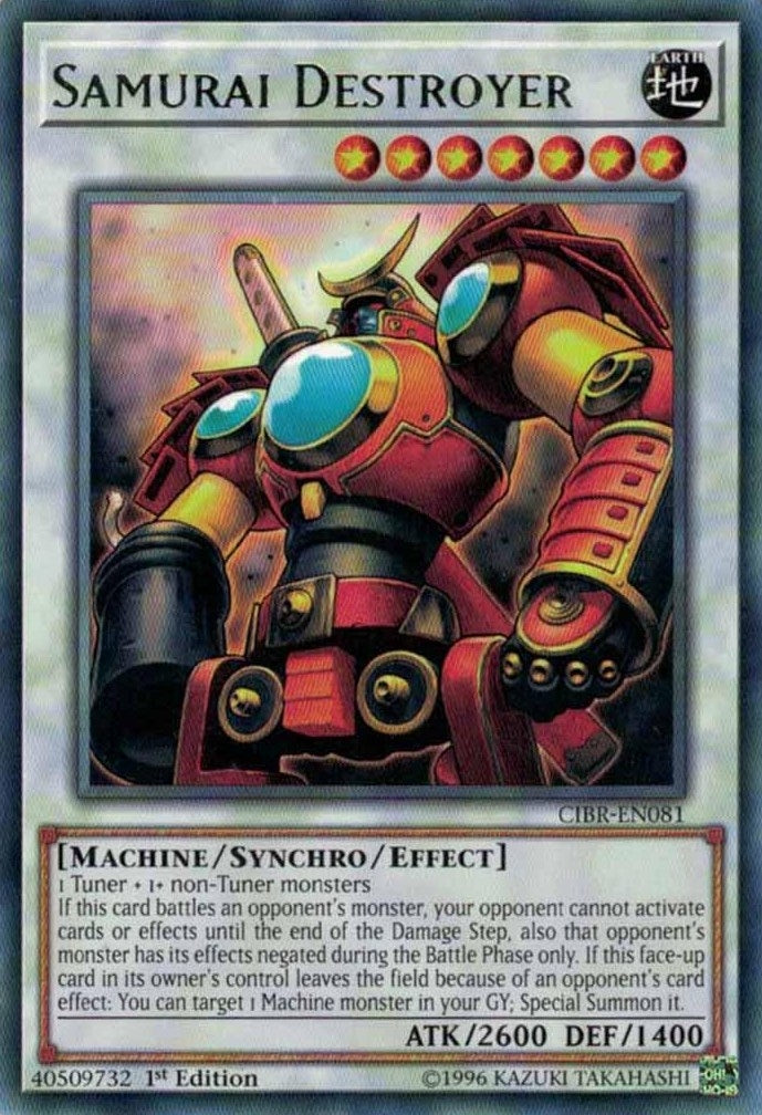 Samurai Destroyer (81) (CIBR) - YuGiOh Single