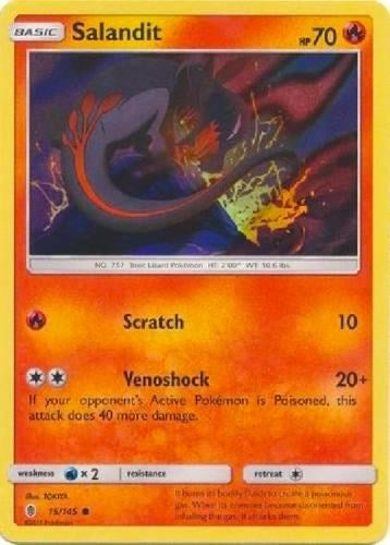 Image for Salandit - 15/145 (Collection Promo) (015/145) (League & Championship Cards) - Pokemon