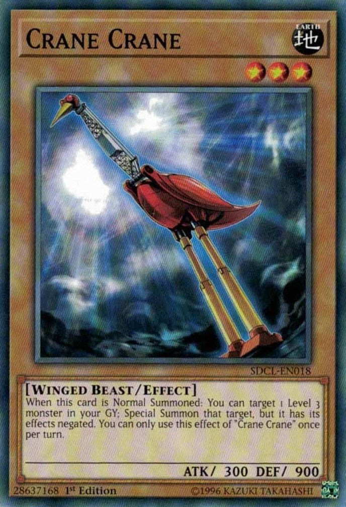 Crane Crane (18) (SDCL) - YuGiOh Single