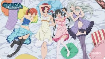 Goddesses Playmat - Is It Wrong to Try to Pick Up Girls in a Dungeon? - Playmats Sealed