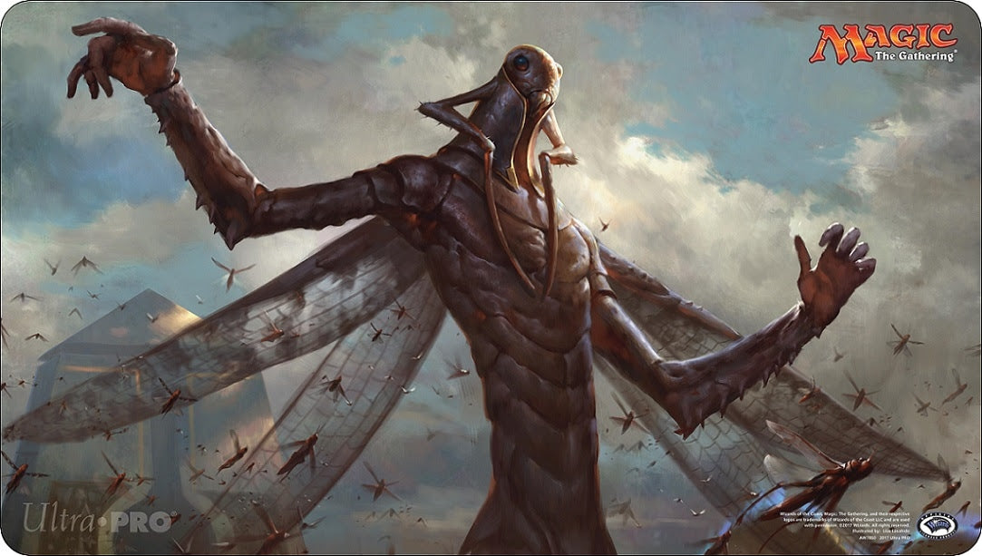 Hour of Devastation the Locust God Playmat for Magic - Playmats Sealed