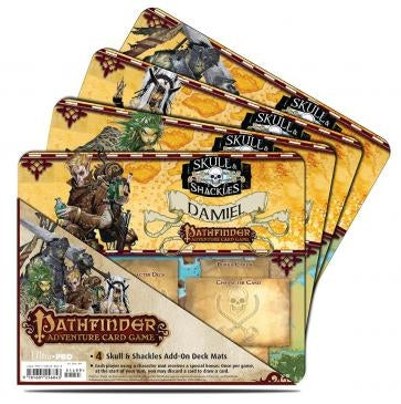Pathfinder Adventure Card Game: Skull & Shackles Expansion Mini Mat (4-Pack) - Playmats Sealed