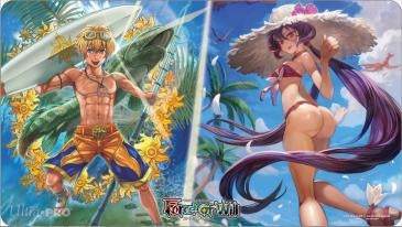 Summer 2016 Beach Day Playmat for Force of Will - Playmats Sealed