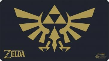 The Legend of Zelda - Black & Gold Playmat with Playmat Tube - Playmats Sealed