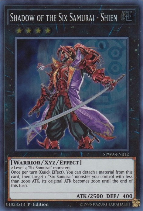 Shadow of the Six Samurai - Shien (12) (SPWA) - YuGiOh Single