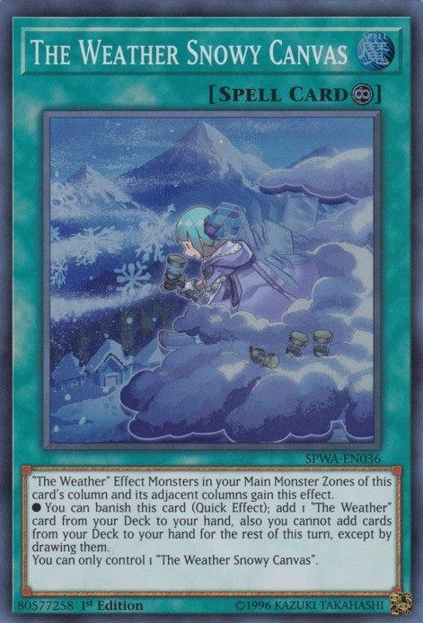 The Weather Snowy Canvas (36) (SPWA) - YuGiOh Single