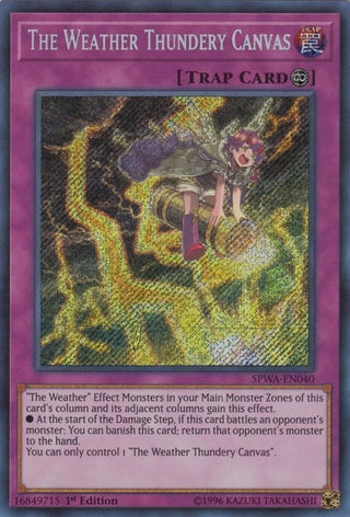 The Weather Thundery Canvas (40) (SPWA) - YuGiOh Single