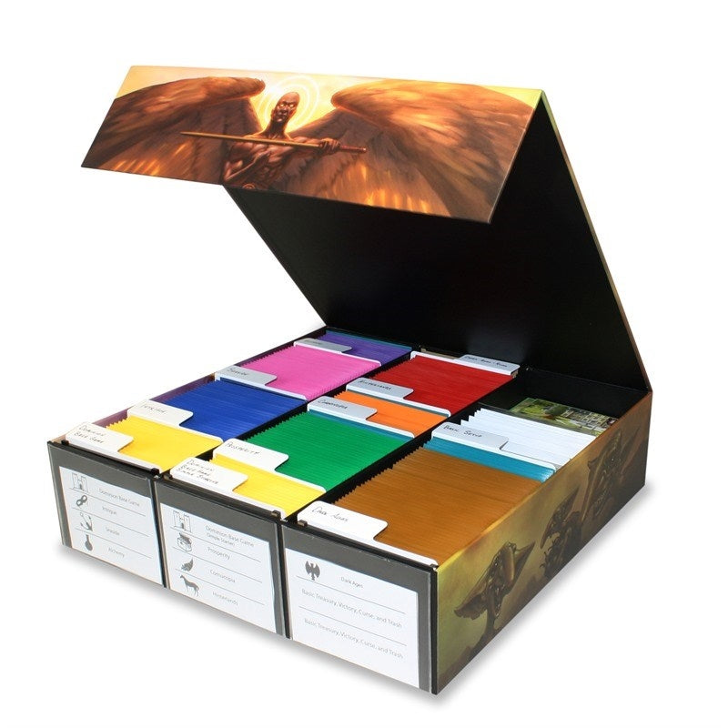Image for Card Game Box - 3 Row - Good Vs Evil (Holds 2800 Cards) - Collectible Storage