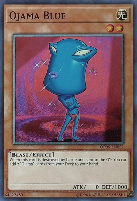 Ojama Blue (6022) (OP06) - YuGiOh Single