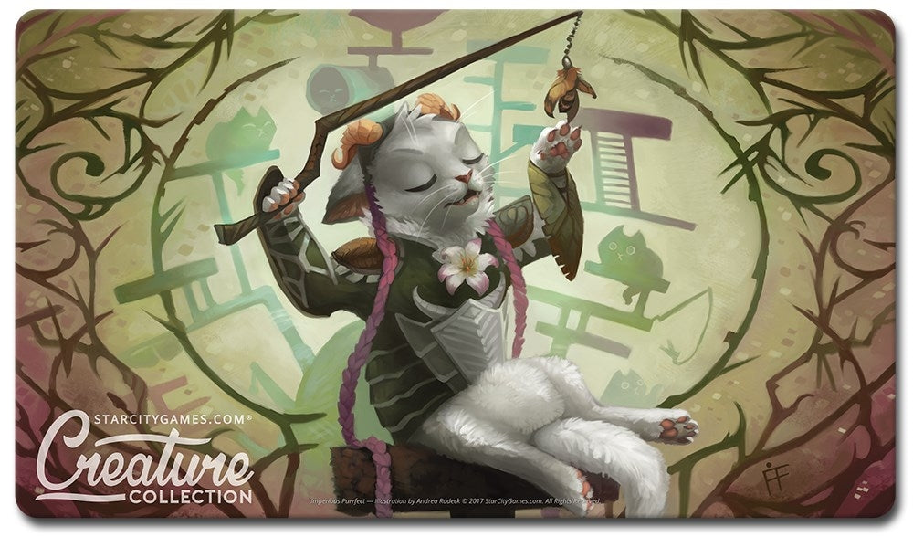 Star City Games - Imperious Purrfect Playmat - Playmats Sealed