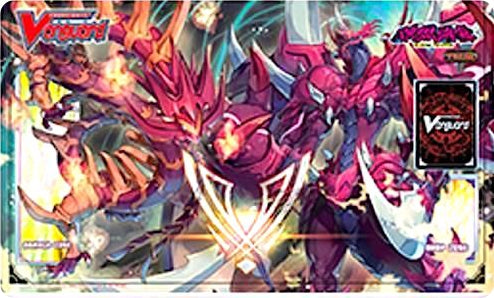 Cardfight!! Vanguard Preorder Playmat - Perdition Dragon Dragonic Neoflame & Emperor Dragonic Overlord the Great