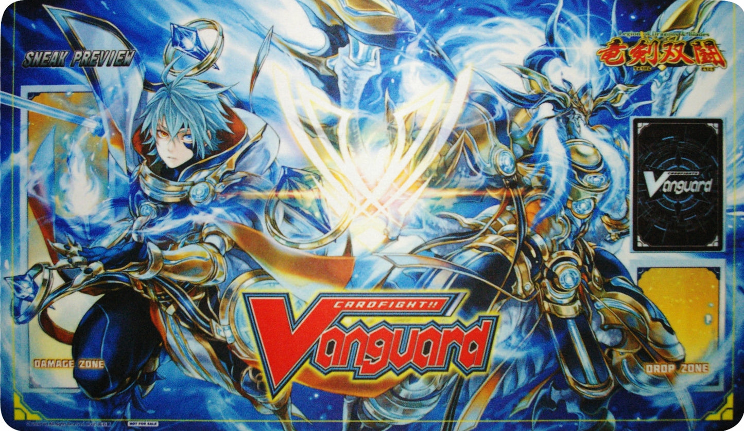 Cardfight!! Vanguard Sneak Preview Playmat - Glare & Aglovale - Playmats Sealed