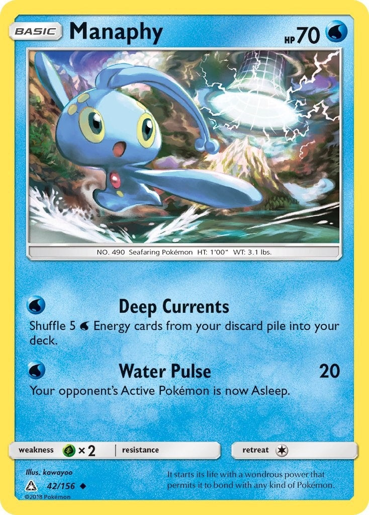 Image for Manaphy (42/156) (SM - Ultra Prism) - Pokemon