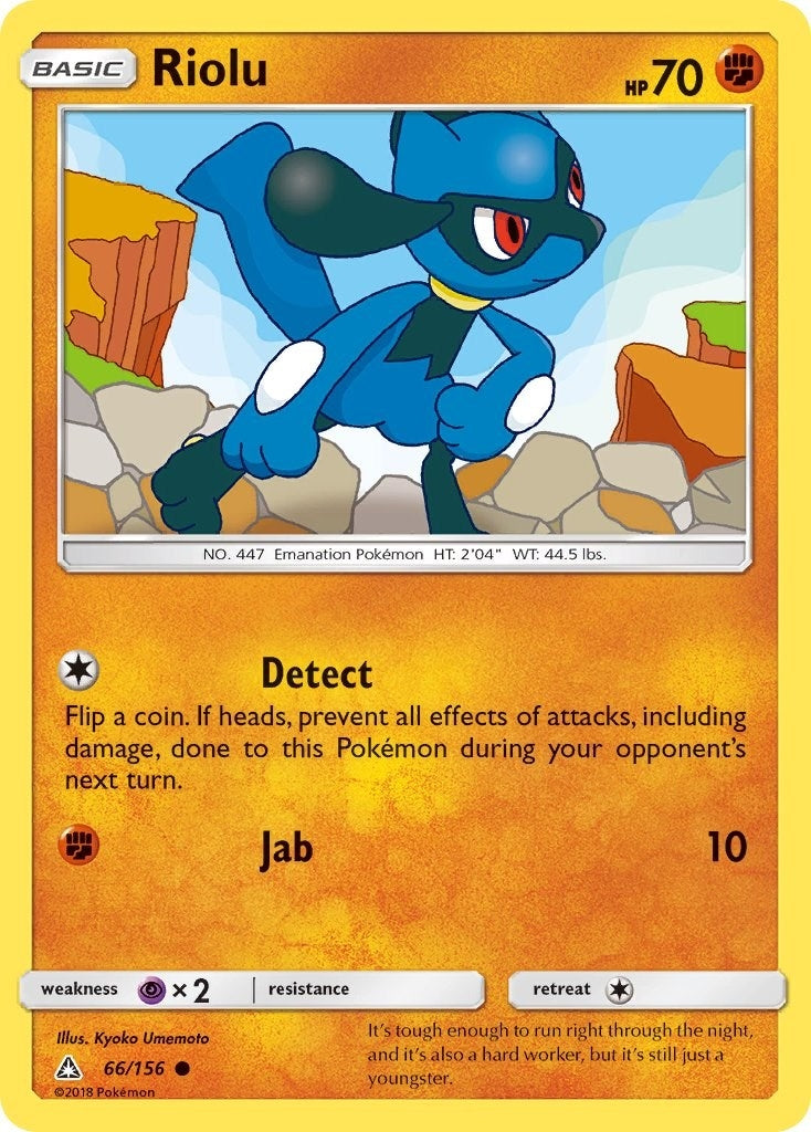 Image for Riolu (66/156) (SM - Ultra Prism) - Pokemon