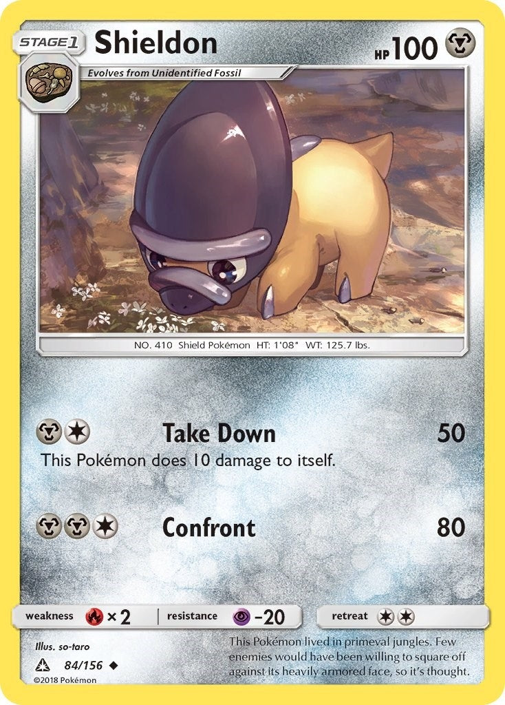 Image for Shieldon (84/156) (SM - Ultra Prism) - Pokemon