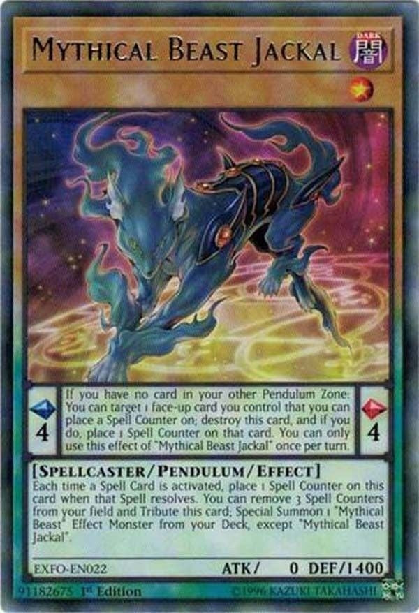 Mythical Beast Jackal (22) (EXFO) - YuGiOh Single