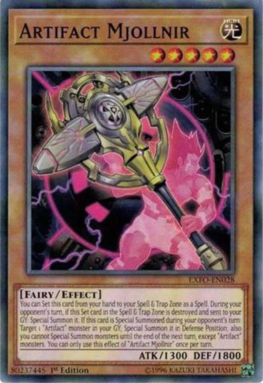 Artifact Mjollnir (28) (EXFO) - YuGiOh Single