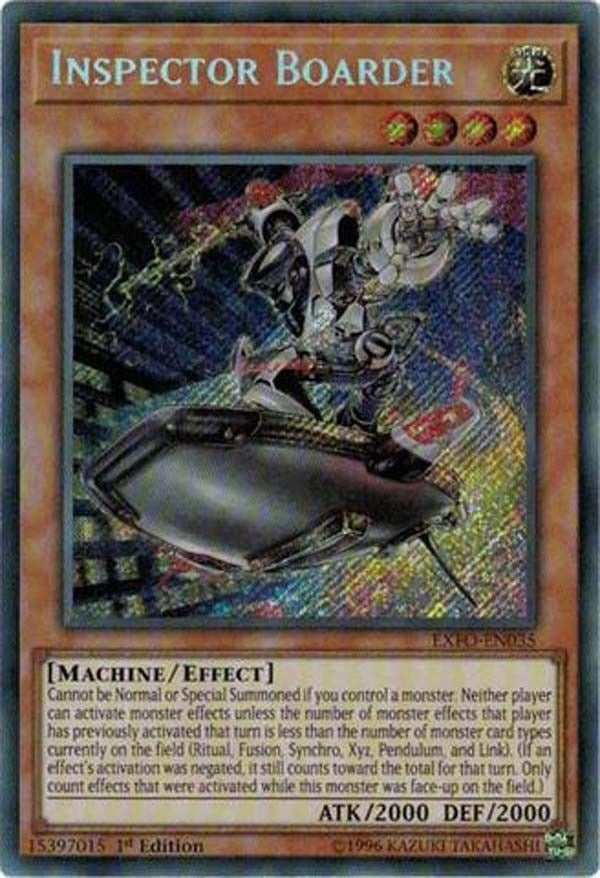 Inspector Boarder (35) (EXFO) - YuGiOh Single