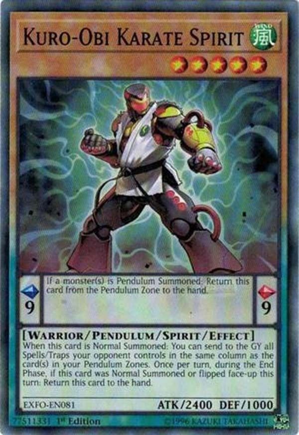 Kuro-Obi Karate Spirit (81) (EXFO) - YuGiOh Single