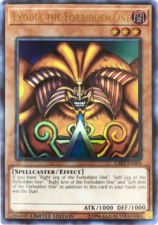 Exodia the Forbidden One (4) (LART) - YuGiOh Single