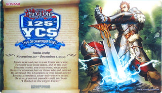 Yu-Gi-Oh! 125th YCS Championship Participation Playmat: Noble Knight Artorigus - Playmats Sealed