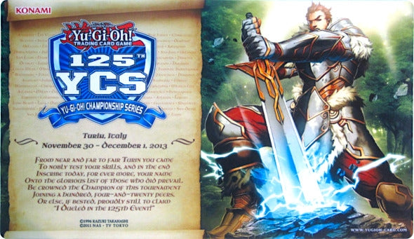 Yu-Gi-Oh! 125th YCS Championship Participation Playmat: Noble Knight Artorigus - Playmats Sealed