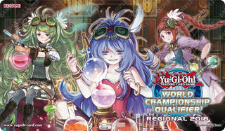 Yu-Gi-Oh! World Championship Qualifier Playmat: Alchemic Magician Downerd Magician & Akashic Magician - Playmats Sealed