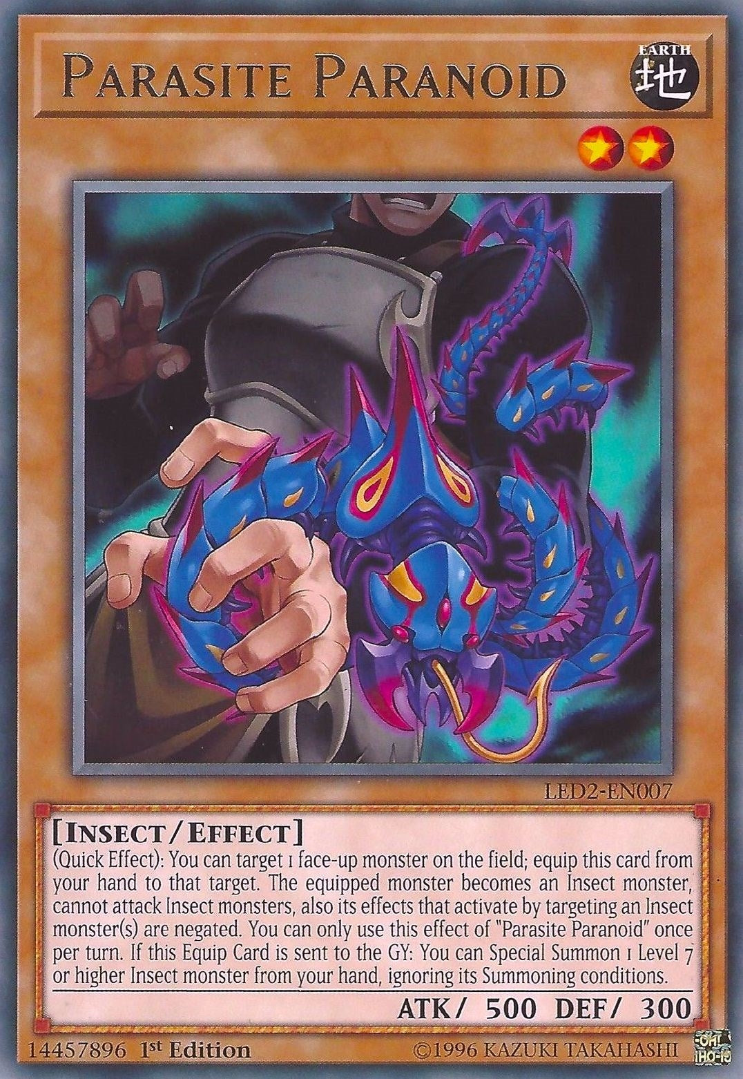 Parasite Paranoid (2007) (LDAM) - YuGiOh Single