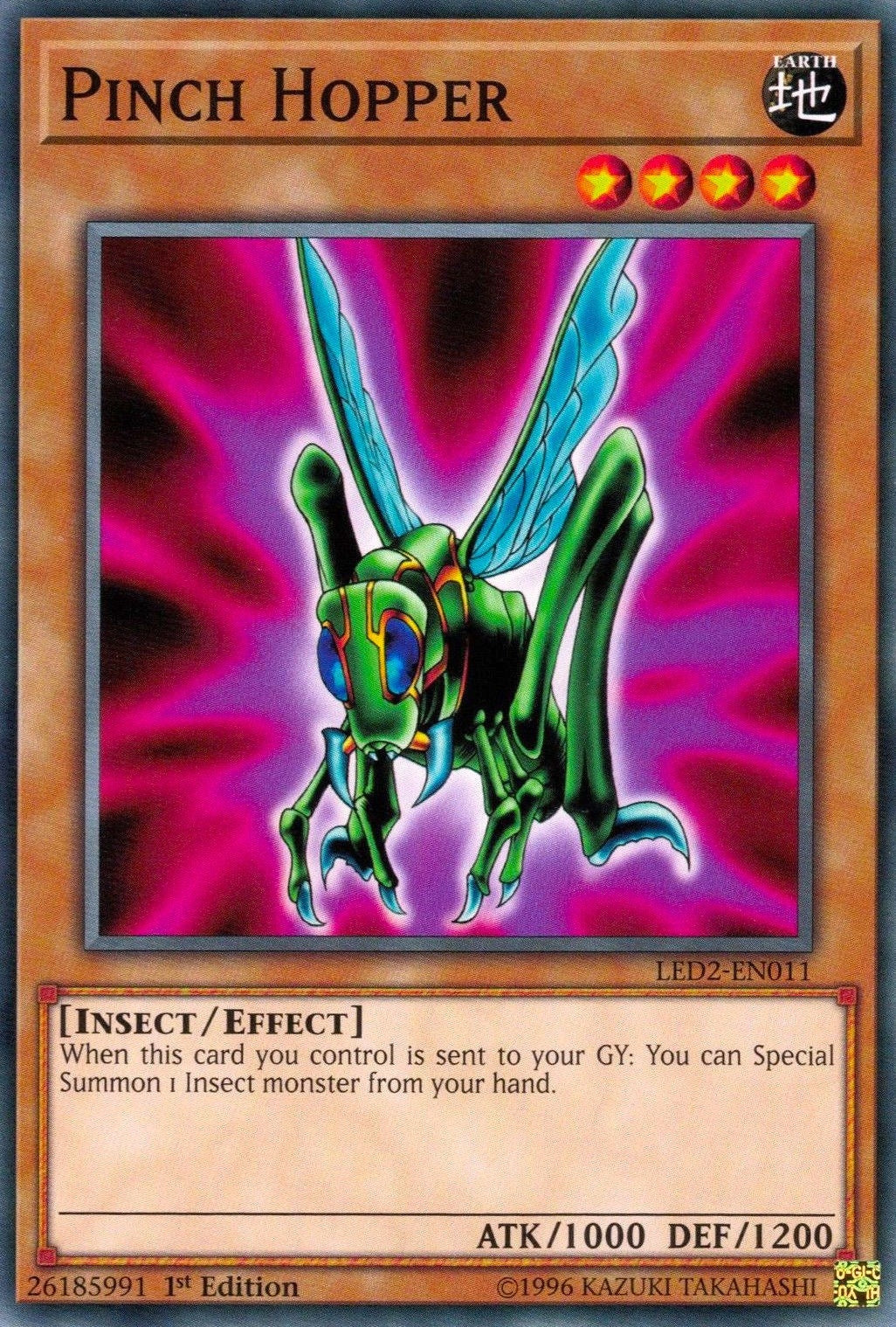 Pinch Hopper (2011) (LDAM) - YuGiOh Single