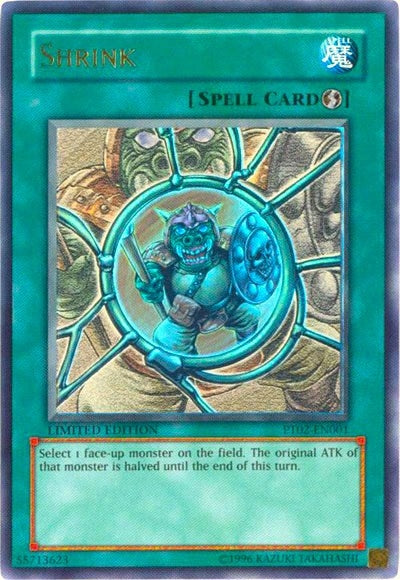 Shrink (2001) (PTP-EU) - YuGiOh Single